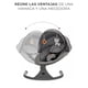thumbnail image 3 of Silla Mecedora Electrica Lumi2 Gris Oscuro, 3 of 3