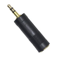 Adaptador De Audio 3,5 Mm Macho / Hembra 1/4 Macrotel