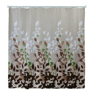 Metalhsa - Cortina De Baño 180 X 180 Cm Peva Diseño Hojas