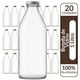 thumbnail image 1 of Botellas de Vidrio Lechera Jugos 1L 1000 ml c/Tapa - Pack 20, 1 of 10