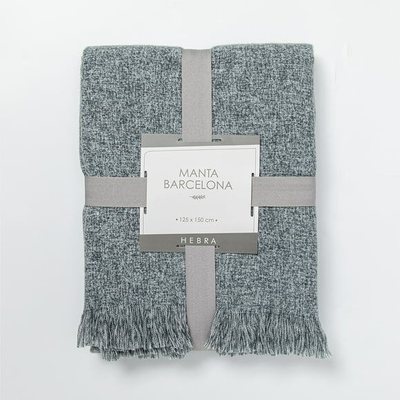 Manta Barcelona 125X150 Gris