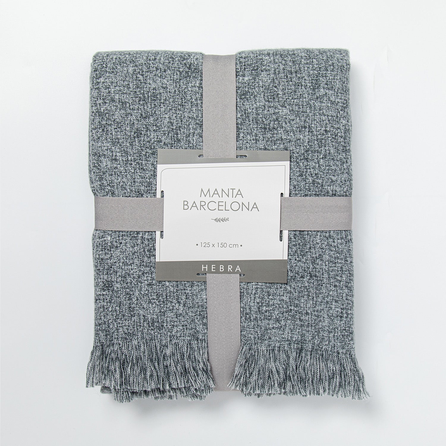 Hebra - Manta Barcelona 125x150 Gris