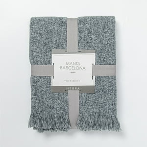 Hebra - Manta Barcelona 125X150 Gris