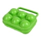 thumbnail image 4 of Caja De Almacenamiento De Huevos Con 6 Compartimentos, Dispensador De Huevos, Ideal Para El Hogar, Mochileros Y Senderismo, Color Verde., 4 of 5