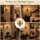 thumbnail image 3 of Aplique de pared MIXL 36 cm dorado 2 luces 3000 K 110‑120 V, 3 of 9