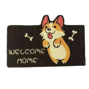 Estilodomus - Limpia Pies Alfombra Diseños Animalitos - Perro Huesos