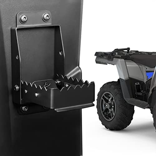 Reposapiés KEMIMOTO de 9,5 cm Negro de Acero Plegable