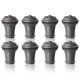 thumbnail image 1 of Tapón de vacío Vacu Vin Wine Saver, juego de 8, gris, 1 of 7