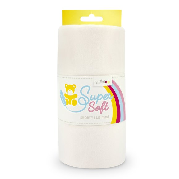 Tela Kullaloo de Peluche 100x75 cm Blanca Súper Suave