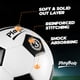 thumbnail image 3 of Balón de fútbol PlayBolt talla 3 de PVC premium, para niños, paquete de 4 con bomba, 3 of 8