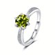 thumbnail image 1 of 1ct Moissanite Promise Ring - 925 Sterling Silver Engagement Ring for Weddings and Special Occasions - Choose from Multiple Colors - Perfect Gift for Your Loved One, 1 of 5