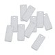thumbnail image 1 of 10 Piezas De Metal Rectángulo Plano Estampado En Blanco Encantos Etiqueta Colgantes 18x32 Mm, 1 of 5