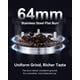 thumbnail image 2 of Molinillo de café MOKKOM Professional 64mm Flat Burr 100 Grind, 2 of 9