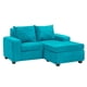 thumbnail image 1 of Sillón Modular 2.1 Kahlo Felpa Calipso, 1 of 2