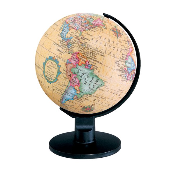 World Globe Replogle Trekker de 6 pulgadas de diámetro con bola antigua
