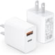 thumbnail image 1 of Cargador LCGENS de 2 unidades, USB-C y USB-A, doble puerto, 1 of 3