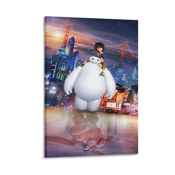 Cuadro Decorativo Desmarcar Baymax Grandes Héroes 20x30 cm