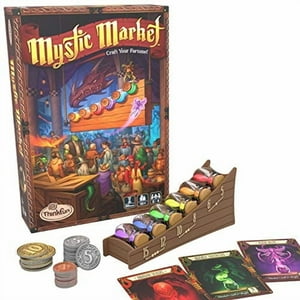 Thinkfun Mystic Market Strategy Card Game Para 2-4 Jugadores De 10 Años En Adelante: Un Em Thinkfun Think Fun