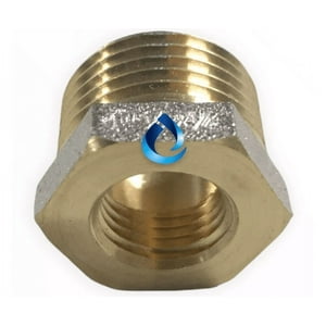 Genérico - Adaptador Para Manómetro Bronce He 1/2 X Hi 1/4