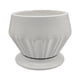 thumbnail image 1 of Maceteros Maceta De Ceramica Diamante Elegante Blanco L, 1 of 6