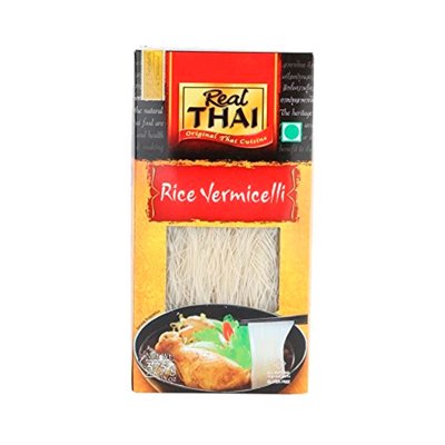 Fideos Finos De Arroz Rice Vermicelli Caja 375 G Real Thai