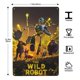 thumbnail image 3 of Cartel de Metal Decorativo Desmarcar Robot Salvaje 30x20 cm, 3 of 6