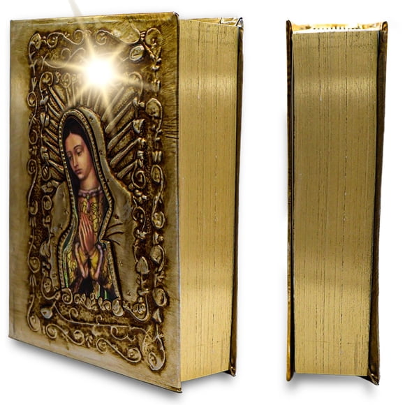 Biblia Nuestra Fe Virgen de Guadalupe Español Letra Grande