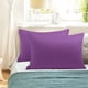 thumbnail image 1 of PiccoCasa 2 Pack Fundas de Almohada de Algodón Egipcio con Cierre de Cremallera Queen Púrpura Oscuro, 1 of 7