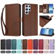 thumbnail image 4 of Funda Cartera Trébol para Samsung Galaxy S22 Ultra con Ranuras Tarjetas y Carga Inalámbrica Marrón, 4 of 6