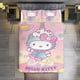 thumbnail image 1 of Hello Kitty Art Comforter Twin SizeComforter Set for Kids Girls3Pcs Bedding Set Printed Comforter with 2 PillowcasesDown AlternativeSoft and Lightweight Bed Sheets, 1 of 5