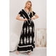 thumbnail image 2 of Maxi Vestido Largo Mujer Cruzado Estampado Casual Eventos 3383, 2 of 3