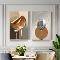 Set De 2 Cuadros Decorativos Marcos De Aluminio By Lubabycas