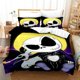 thumbnail image 2 of Nightmare Before Christmas Jack Sally Quilt Duvet Cover Set Bedding3-Piece Bedding Set, 2 of 5