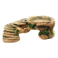 Magideal - De Descanso Para Tortugas, Rampa De Escalada, Hábitat De Reptiles, Terraza De Descanso, Muelle De Resina De Piedra, Lagartos, Ranas Dragón M