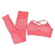 thumbnail image 2 of Trajes De Yoga Para Mujeres Conjunto De 2 Piezas Leggings De Entrenamiento Sujetador Deportivo L Rojo, 2 of 5