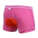 thumbnail image 3 of 3D Gel Acolchado Bicicleta Ciclismo Ropa interior Pantalones cortos Medias transpirables Hombres Rosa L, 3 of 5