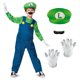 thumbnail image 1 of Disfraz Nintendo Luigi Deluxe para niños, color verde, talla M, 1 of 7