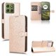 thumbnail image 1 of Funda Cartera Lunares Motorola Moto X70 Air 5G con Tarjetero, Correa y Soporte Oro, 1 of 6