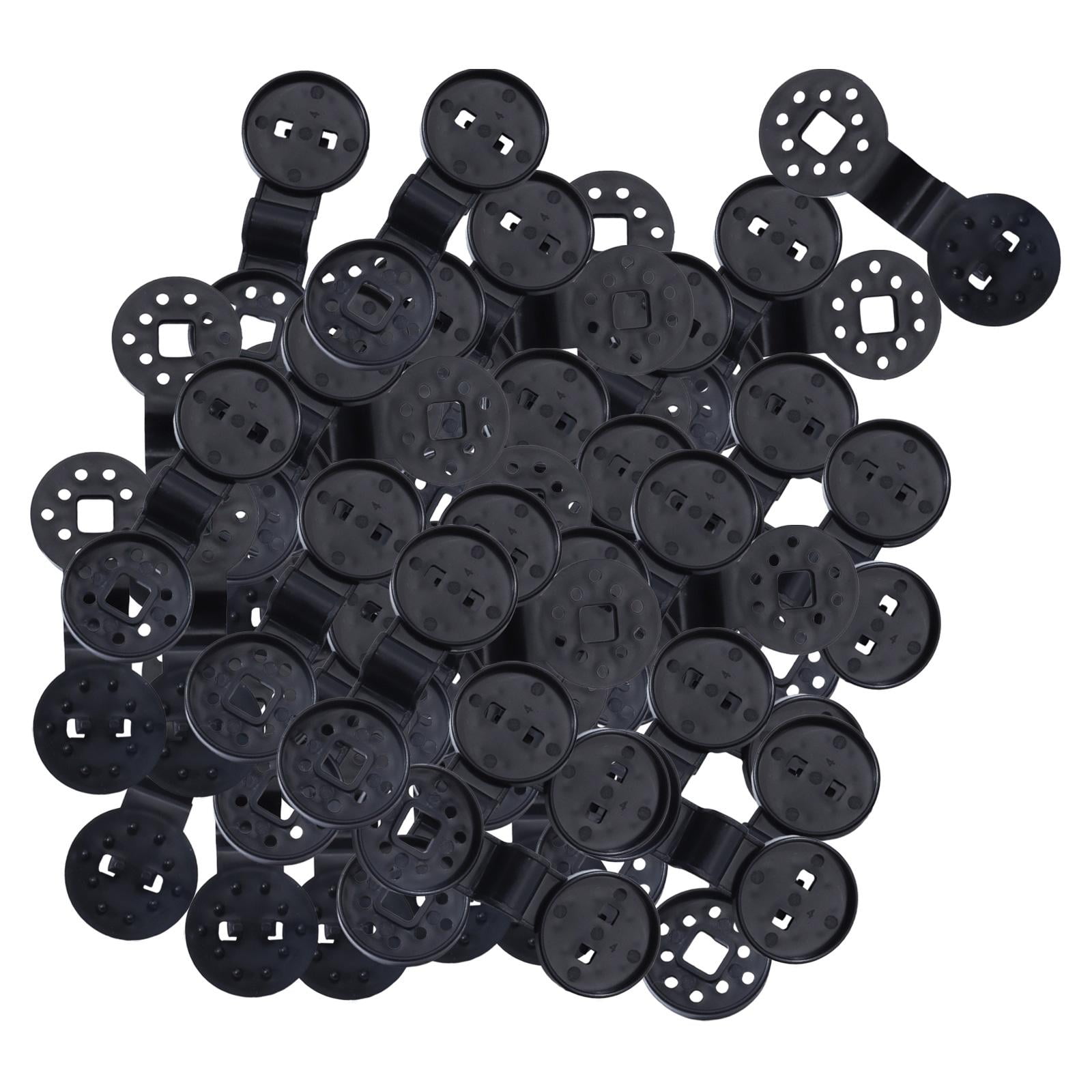 Magideal - 100 Clips De Tela Para Sombra, Agarres De Bloqueo De Césped Para Jardín, Clips De Gancho Para Sombra, Clips De Lona Multiusos Reutilizables, Clips De