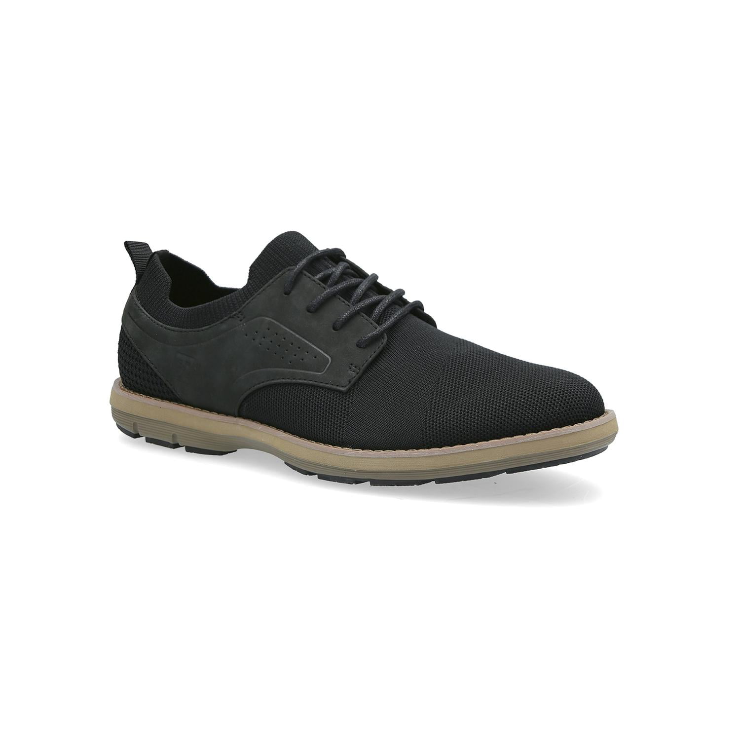 Cardinale - Zapatos Hombre Cuero Y Textil Tejido Dozza-0-19 Negro 39