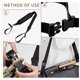 thumbnail image 4 of Correas para silla frymmx pack de 2, ajustables 105‑200 cm, color negro, 4 of 5