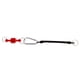 thumbnail image 5 of Cordón De Pesca En Espiral De Alambre De Acero Con Liberación De Red Magnética Y Hebilla Rojo, 5 of 5