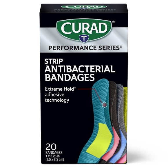 Curitas Curad Serie Performance Antibacterianas 20 unidades