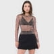 thumbnail image 2 of Polera Mujer Malla Night Animal Print Café Corona, 2 of 5