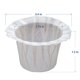 thumbnail image 3 of Filtro de papel desechable de 300 unidades + 2 vasos K reutilizables Irmidi, 3 of 9