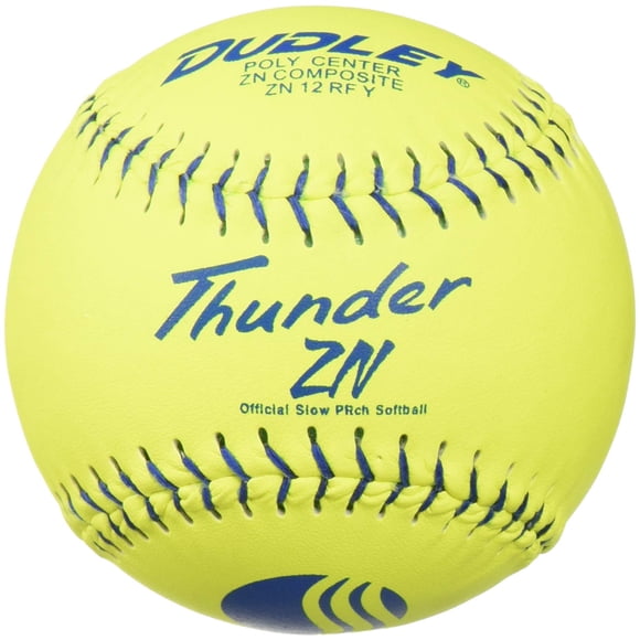 Softball Dudley Thunder ZN 12" USSSA Slowpitch, paquete de 12