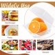 thumbnail image 5 of Recipientes de comida Jizvxe 300 unidades de plástico transparente con tapas de 13,5 x 11,9 x 7,1 cm, 5 of 7