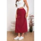 thumbnail image 1 of Falda Larga Mujer Cotelé Full Elasticada Moda 0122, 1 of 4