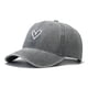 thumbnail image 1 of Vintage-Inspired Heart-Embroidered Baseball Cap with Adjustable Curved Brim, 1 of 5