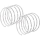 thumbnail image 1 of Pulseras de brazo en espiral con diamantes de imitación multicapa para la parte superior del brazo, 2 unidades, brazalete de novia de plata de cristal para fiesta, novia, boda..., 1 of 6